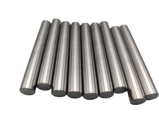 Barre di carburo di tungsteno metallico argento con struttura cementata solida resistente agli urti